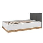 Posteľ Torino 120+Rošt Flx 1202 biela/dub castello/grafit
