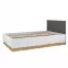 Posteľ Torino 120+Rošt Flx 1202 biela/dub castello/grafit