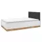 Posteľ Torino 120+Rošt Flx 1202 biela/dub castello/grafit,3