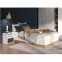 Posteľ Torino 120+Rošt Flx 1202 biela/dub castello/grafit,4