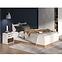 Posteľ Torino 120+Rošt Flx 1202 biela/dub castello/grafit,4