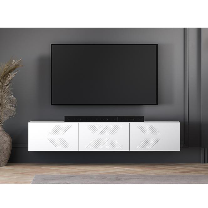 TV stolík Závesny Clearing 07 biela,5