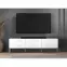 TV stolík Clearing 04 biela/zlatá,5