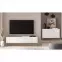 TV stolík Clearing 04 biela/zlatá,8
