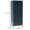 Skriňa Link A Styles LS11 80 cm – indigo, dvojdverová,2
