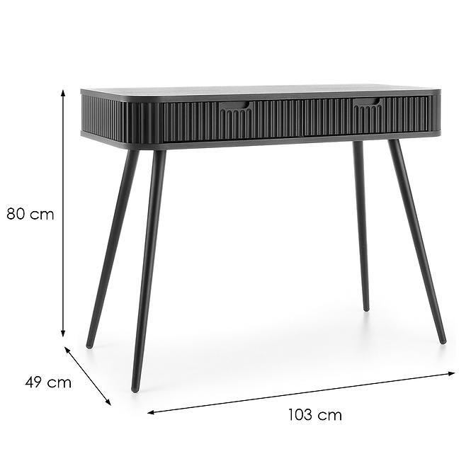Toaletný stolík T Zova-103 čierna,2