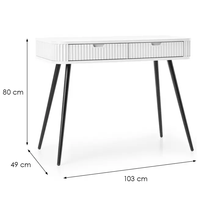 Toaletný stolík T Zova-103 biela