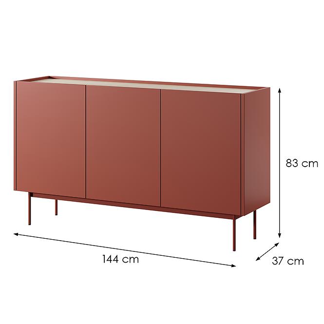 Komoda Color K-144 ceramic red,2