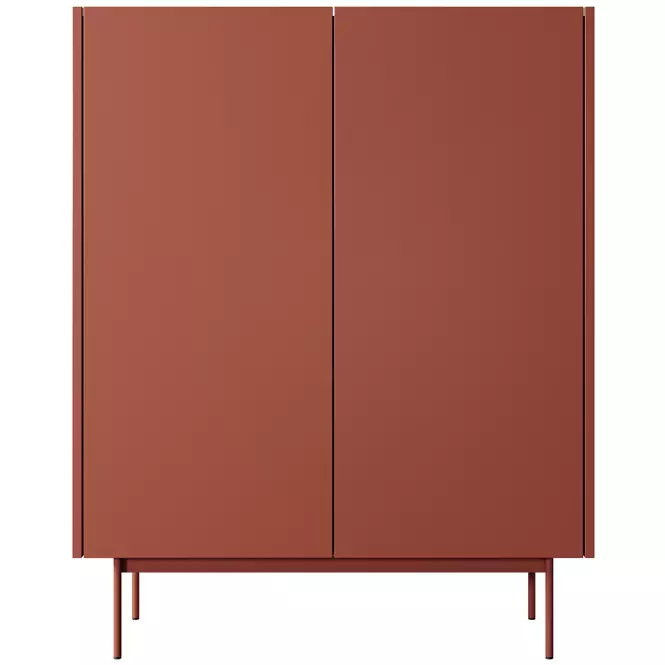 Komoda Color KD-97 ceramic red
