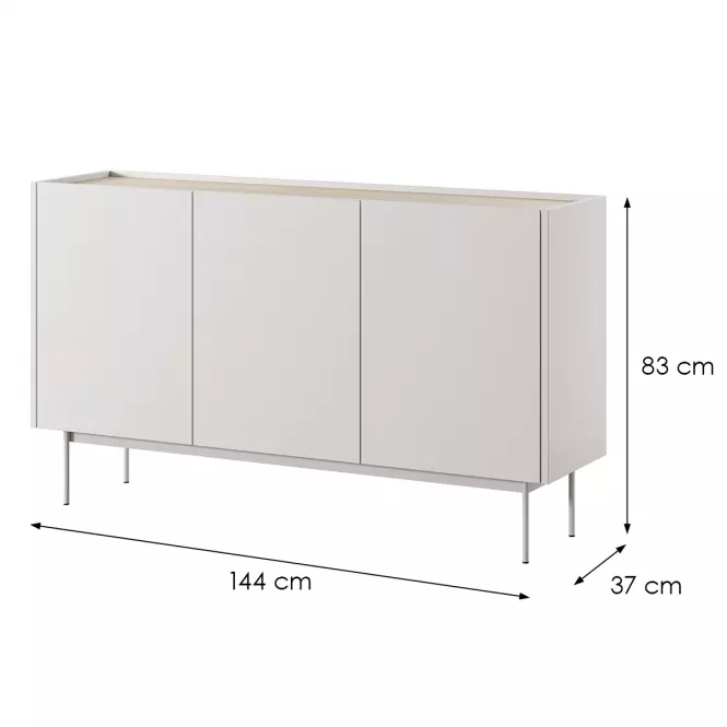Komoda Color K-144 cashmere,2