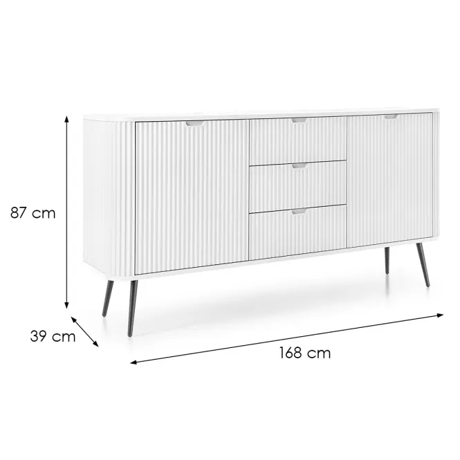 Komoda Zova KSZ-168 biela,2