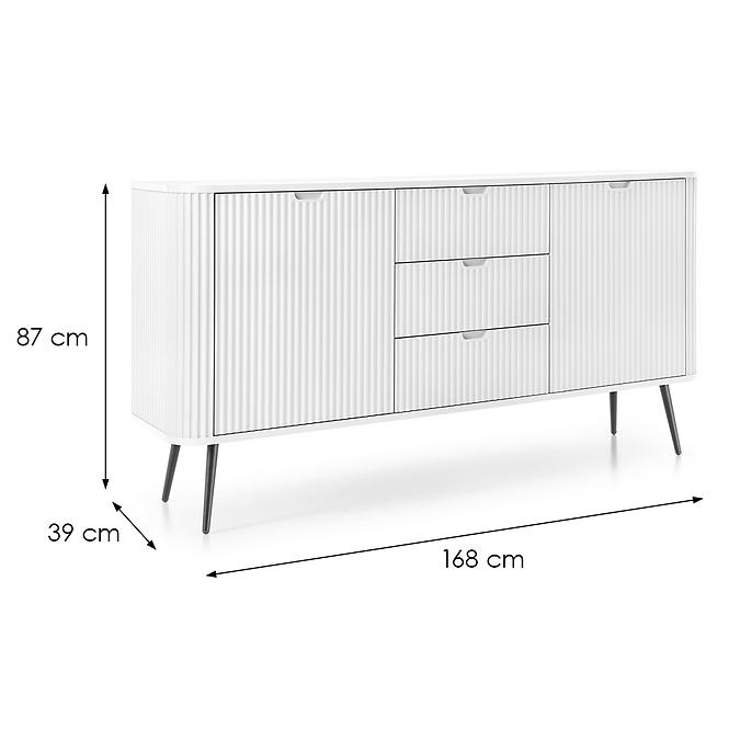 Komoda Zova KSZ-168 biela,2