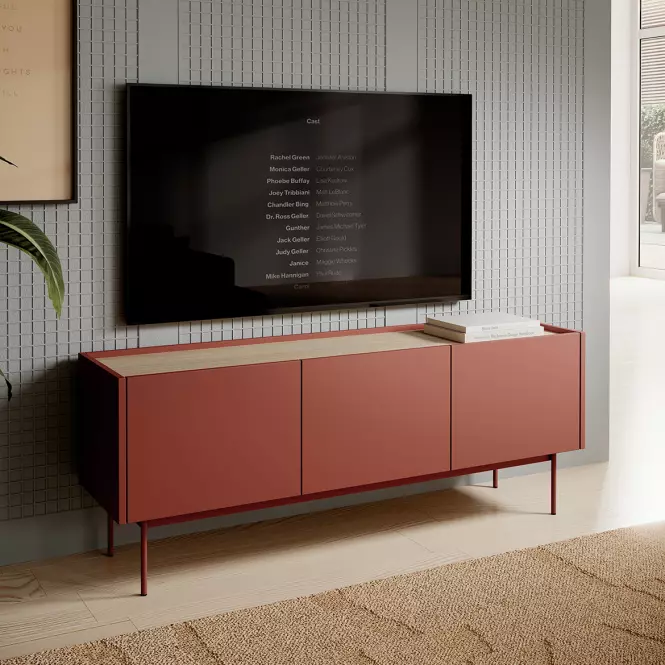 TV stolík Color-144 ceramic red,5