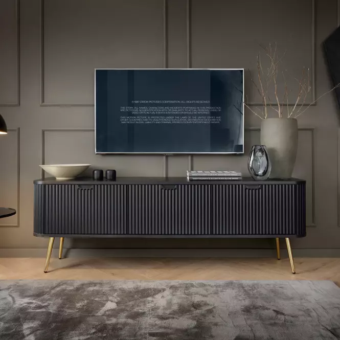 TV stolík Zova-168 čierna
