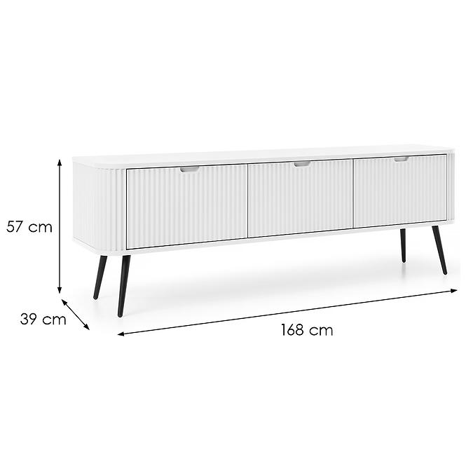 TV stolík Zova-168 biela