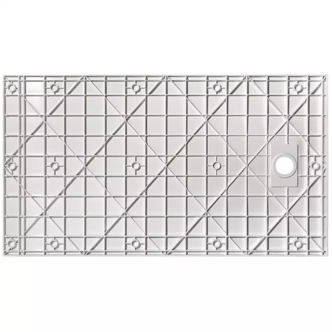 Vanička obdĺžniková Vexo 120x80 biela