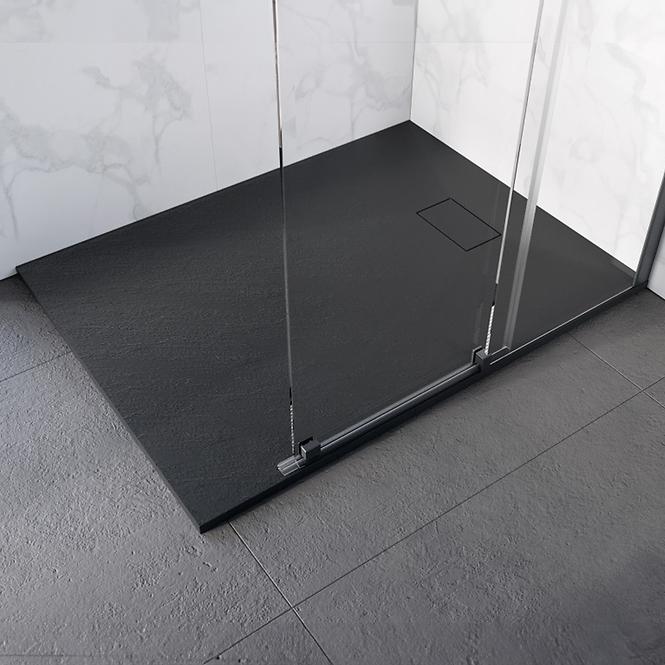 Vanička obdĺžniková Vexo 120x80 čierna