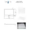 Vanička obdĺžniková Axim Ultraslim 110x90 biela,3