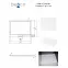 Vanička obdĺžniková Axim Ultraslim 120x80 biela,3