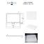 Vanička obdĺžniková Axim Ultraslim 120x80 biela,3