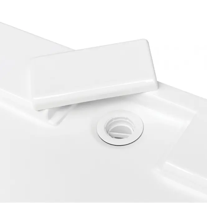 Vanička obdĺžniková Axim Ultraslim 120x90 biela,5