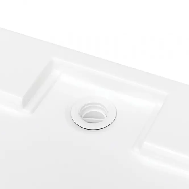 Vanička obdĺžniková Axim Ultraslim 120x90 biela,6