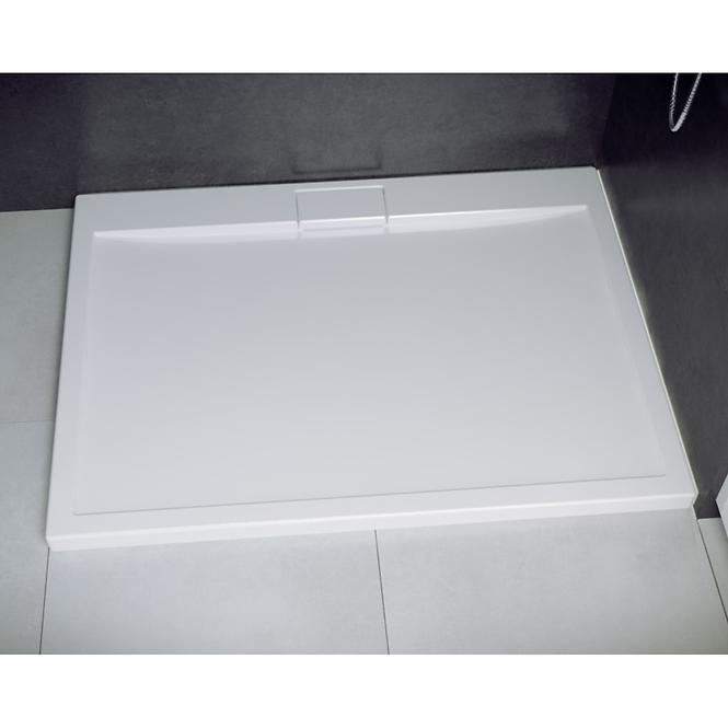 Vanička obdĺžniková Axim Ultraslim 140x90 biela,7