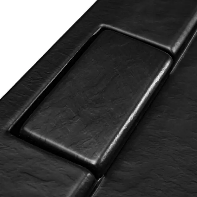 Vanička obdĺžniková Axim Ultraslim Stone Effect New 100x80 čierna,5