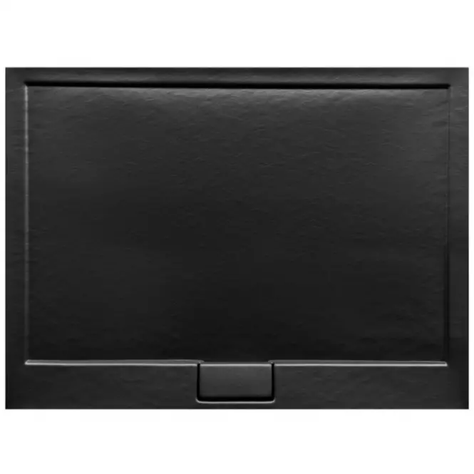 Vanička obdĺžniková Axim Ultraslim Stone Effect New 120x80 čierna