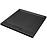 Vanička štvorcová Axim Ultraslim Stone Effect New 80x80 čierna