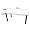 Písací Stôl Low Biely 120x60x2,8 Model 1,2