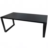Písací Stôl Low Loft Čierna 120x60x2,8 Model 0