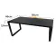 Písací Stôl Top Loft Čierna 136x66x2,8 Model 1,2