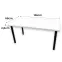 Písací Stôl Low Loft Biely 136x66x2,8 Model 0,2