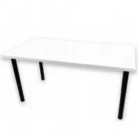 Písací Stôl Top Biely 160x80x3,6 Model 0