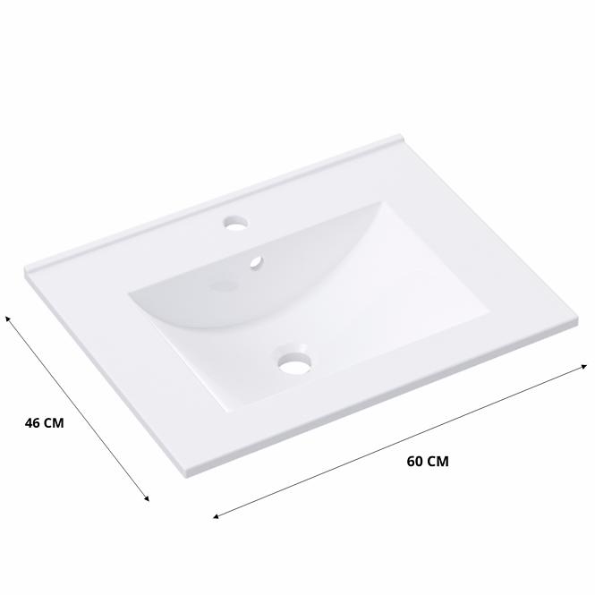 Umyvadlo Plaza 60 cm,2