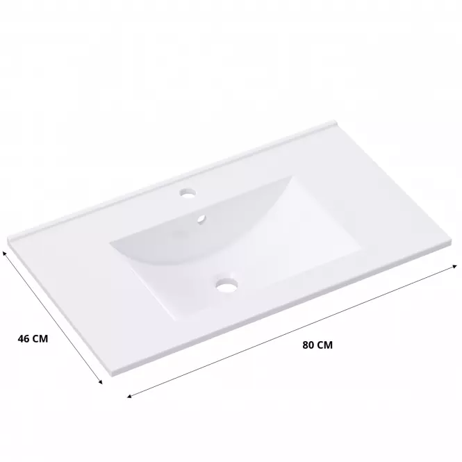 Umyvadlo Plaza 80 cm