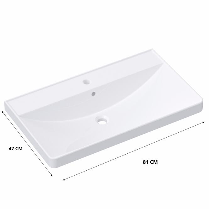 Umyvadlo Corso 80 cm