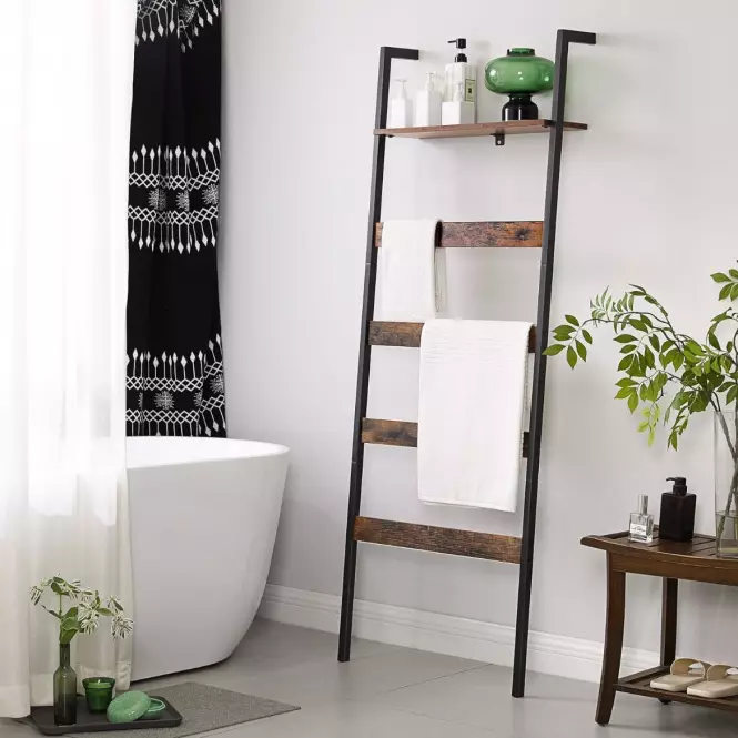 Rebrik Rustic hnedý/čierna 60x176