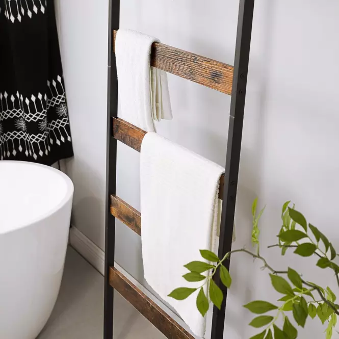 Rebrik Rustic hnedý/čierna 60x176