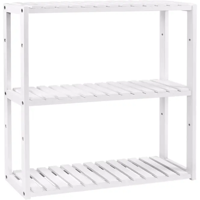 Regál biely 60x15x55