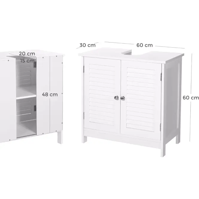 Skrinka Martina biela 60x30x60,3