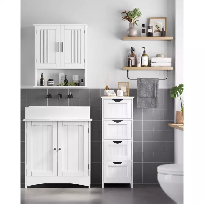 Skrinka Martina 2 biela 60x30x60 
