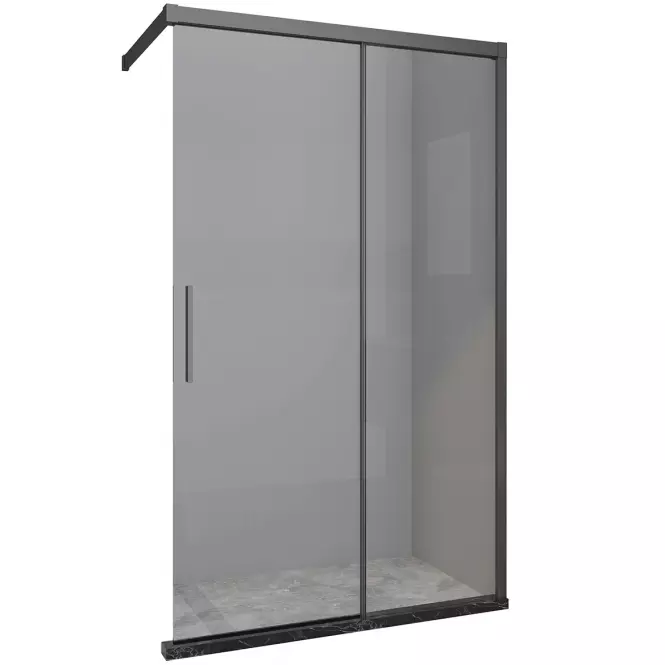 Sprchová stena Walk-In Relax 120x200 black