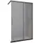Sprchová stena Walk-In Relax 120x200 black