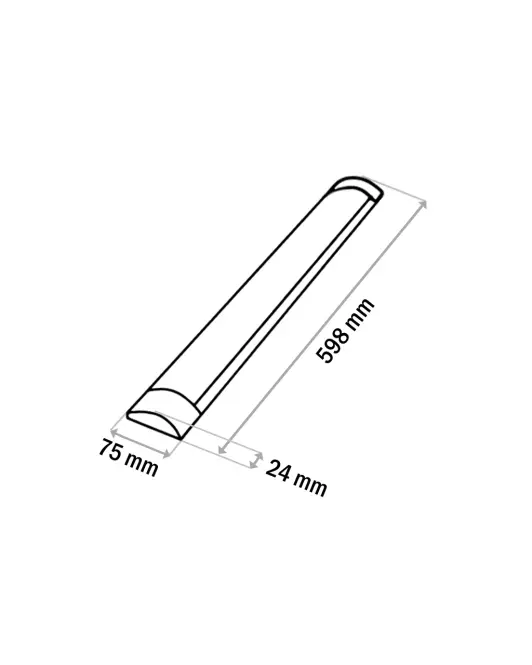 Podlinkové LED svietidlo BATTEN  biele 18W Q-32B,3