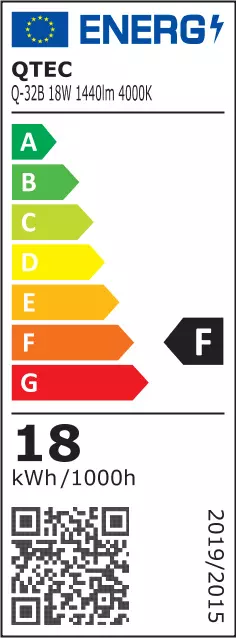 Podlinkové LED svietidlo BATTEN  biele 18W Q-32B