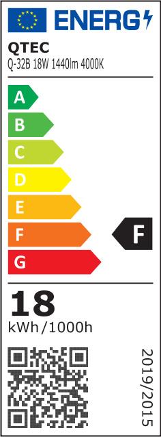 Podlinkové LED svietidlo BATTEN  biele 18W Q-32B