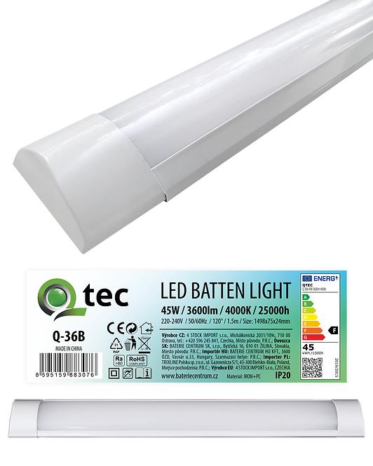 Podlinkové LED svietidlo BATTEN biely 45W Q-36B