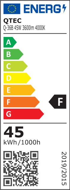 Podlinkové LED svietidlo BATTEN biely 45W Q-36B